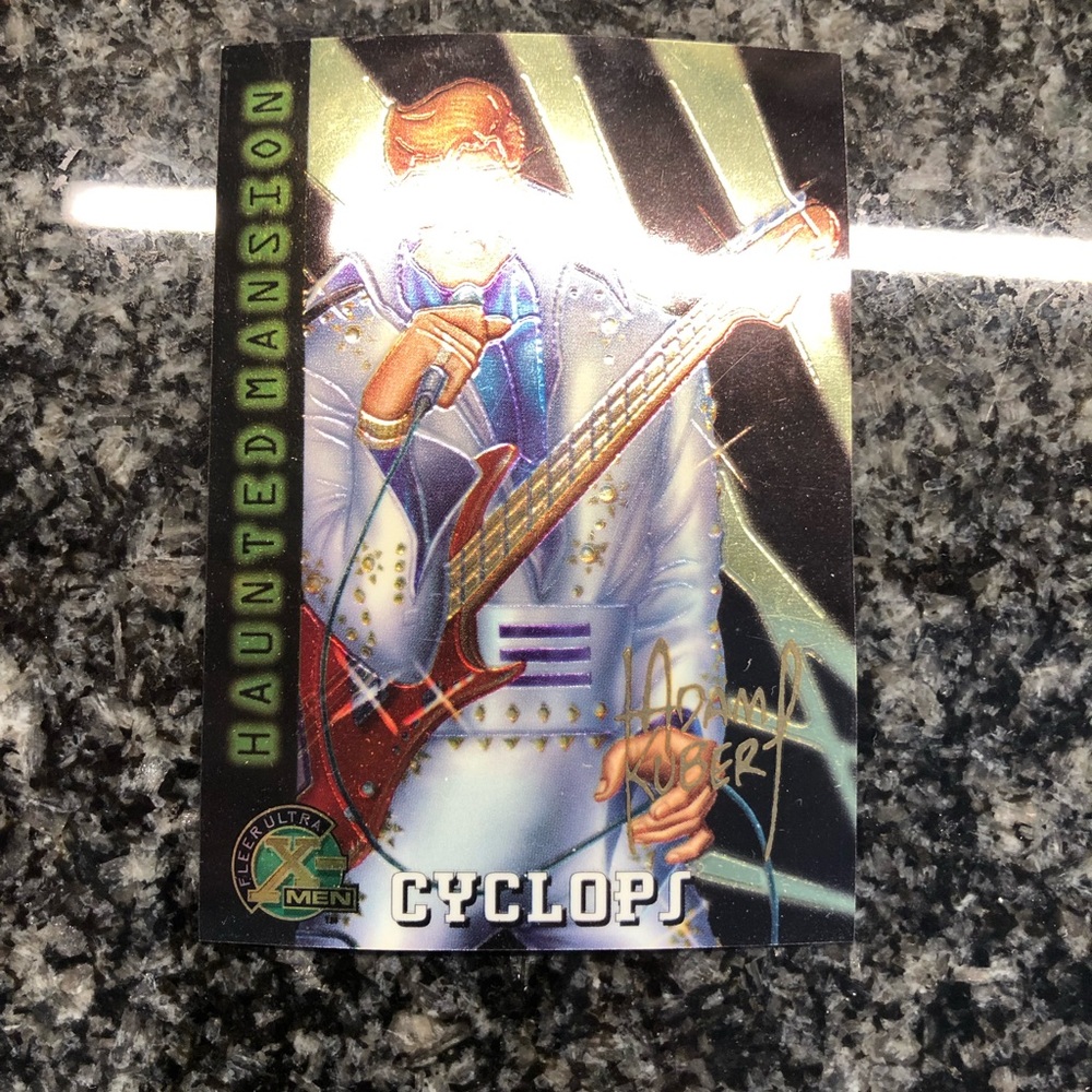 Fleer Ultra 1995 Cyclops Haunted Mansion Series #92 X-Men trading card!!